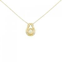 K18YG ダイヤモンド ネックレス 0.20CT