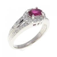 PT ルビー リング 0.434CT