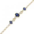 K18YG サファイヤ ブレスレット 1.16CT