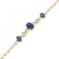 K18YG サファイヤ ブレスレット 1.16CT