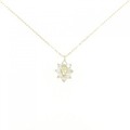 K18YG ダイヤモンド ネックレス 0.065CT