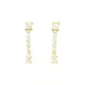 K18YG ダイヤモンド ピアス 1.14CT