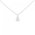 【リメイク】プラチナダイヤモンドネックレス 0.575CT F SI2 ペアシェイプ