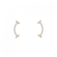 ティファニー Tスマイル ピアス