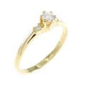 K18YG ダイヤモンド リング 0.10CT