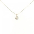 K18PG/750PG ダイヤモンド ネックレス 0.72CT