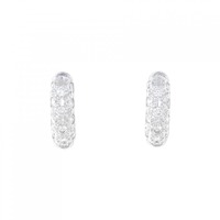 K18WG ダイヤモンド ピアス 0.24CT