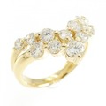 K18YG ダイヤモンド リング 1.00CT