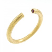 K18YG ルビー リング