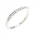 K18WG ダイヤモンド リング 0.15CT