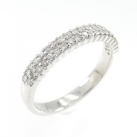 PT ハーフエタニティ ダイヤモンド リング 0.32CT