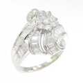 PT フラワー ダイヤモンド リング 1.19CT