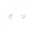 【リメイク】PT/ST ダイヤモンド ピアス 0.358CT 0.384CT D VS1 ハートシェイプ