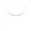 K18WG ダイヤモンド ネックレス 0.25CT
