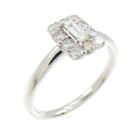 K18WG ダイヤモンド リング 0.50CT