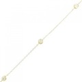K18YG ダイヤモンド ブレスレット 0.23CT