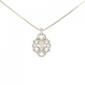 K18PG ダイヤモンド ネックレス 0.493CT