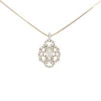 K18PG ダイヤモンド ネックレス 0.493CT