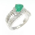 PT エメラルド リング 0.97CT