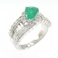 PT エメラルド リング 0.97CT