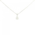 PT999/PT ダイヤモンド ネックレス 0.30CT