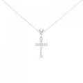 ミキモト クロス ネックレス 0.40CT