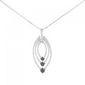 K18WG ダイヤモンド ネックレス 1.20CT