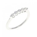K18WG ダイヤモンド リング 0.12CT