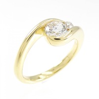 K18YG ダイヤモンド リング 0.389CT