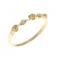 K18YG ローズ ダイヤモンド リング 0.02CT