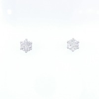 PT ソリティア ダイヤモンド ピアス 1.179CT