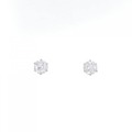 PT ダイヤモンド ピアス 0.304CT 0.305CT F SI1-2 VG