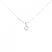 K18WG ダイヤモンド ネックレス 0.12CT