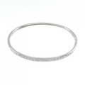 K18WG ダイヤモンド バングル 1.32CT