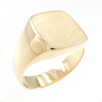 K18YG 印台 リング