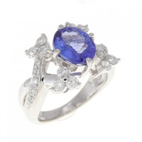 PT タンザナイト リング 3.460CT