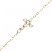 アヴァロン クロス ダイヤモンド ブレスレット 0.10CT