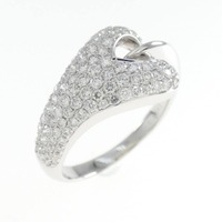 750WG ダイヤモンド リング 0.68CT