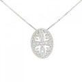 K18WG/K18YG ダイヤモンド ネックレス 0.15CT