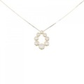 K18YG ダイヤモンド ネックレス 0.54CT