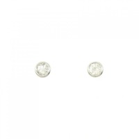 PT ソリティア ダイヤモンド ピアス 0.30CT