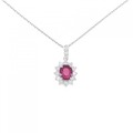 PT ルビー ネックレス 1.468CT