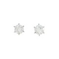 【リメイク】PT/ST ダイヤモンド ピアス 0.648CT G I1 GOOD-FAIR