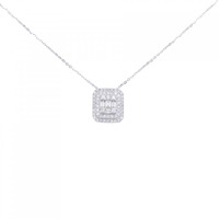 K18WG ダイヤモンド ネックレス 0.50CT