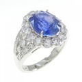 PT 非加熱 サファイヤ リング 3.806CT