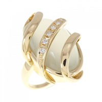 K18YG ムーンストーン リング