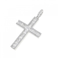 PT クロス ダイヤモンド ペンダント 1.00CT