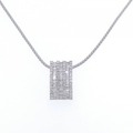 K18WG ダイヤモンド ネックレス 1.72CT