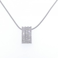 K18WG ダイヤモンド ネックレス 1.72CT