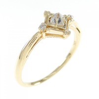 K18YG ダイヤモンド リング 0.12CT